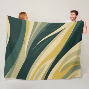 Manta Polar Earthy Tones Resumen Diseño De Swirl