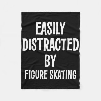 Manta Polar Easily Distracted By Figure Skating Funny Gift