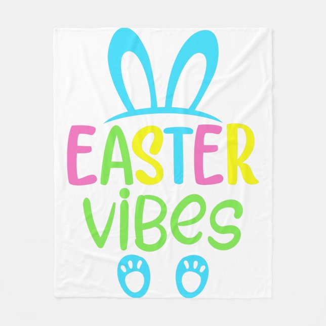 Manta Polar Easter Vibes Pastel (Anverso)