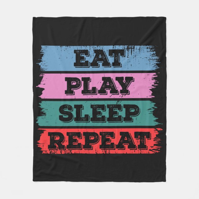Manta Polar Eat.Play.Sleep.Repeat (Anverso)