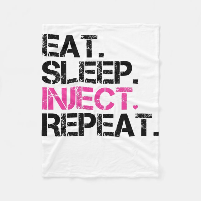 Manta Polar Eat Sleep Inject Repeat Nurse Injector (Anverso)