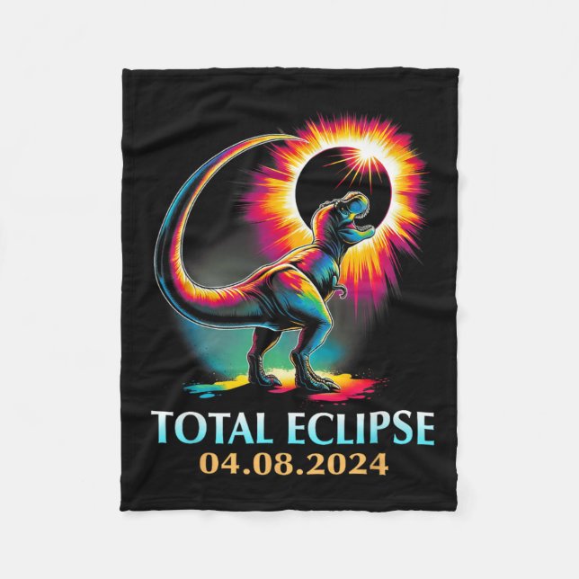Manta Polar Eclipse 2024 Eclipse Solar Total T Rex Dinosaur (Anverso)