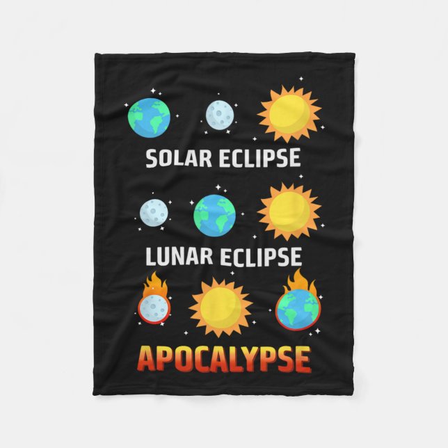 Manta Polar Eclipse Lunar Eclipse Apocalipsis Funny Eclipse (Anverso)