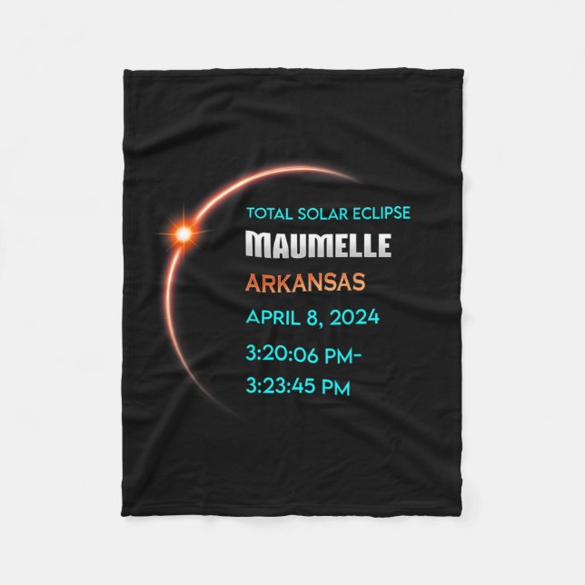 Manta Polar Eclipse Maumelle Arkansas Eclipse Solar Total 2024 (Anverso)