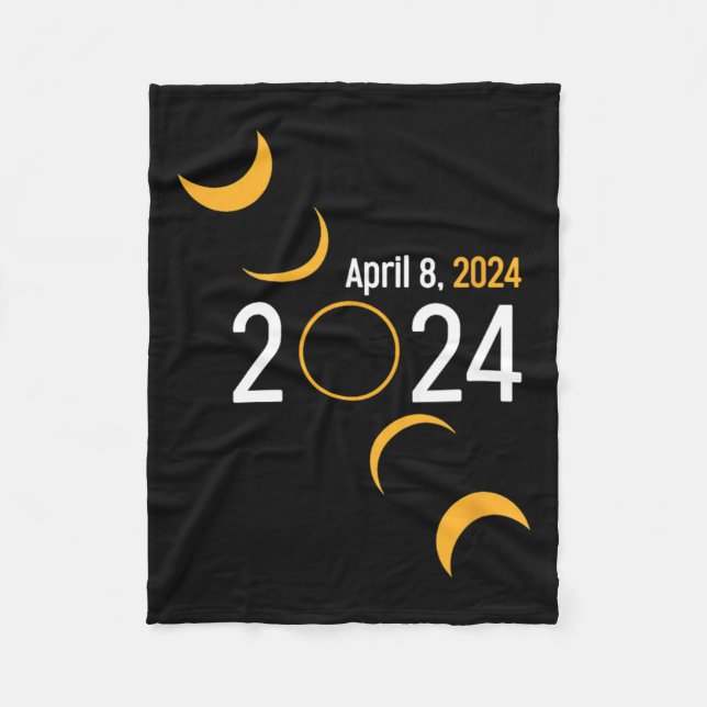 Manta Polar Eclipse solar 2024 (Anverso)