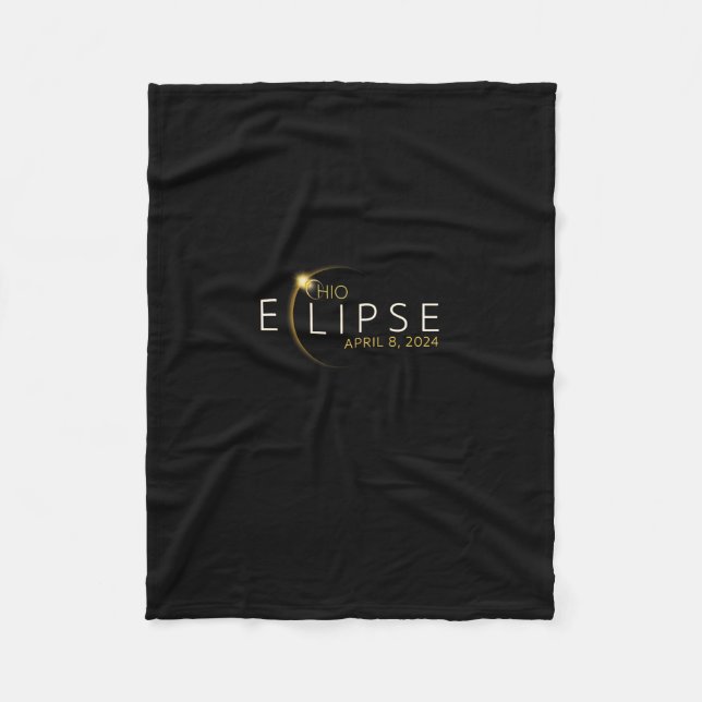 Manta Polar Eclipse solar 2024 Eclipse solar total Ohio (Anverso)
