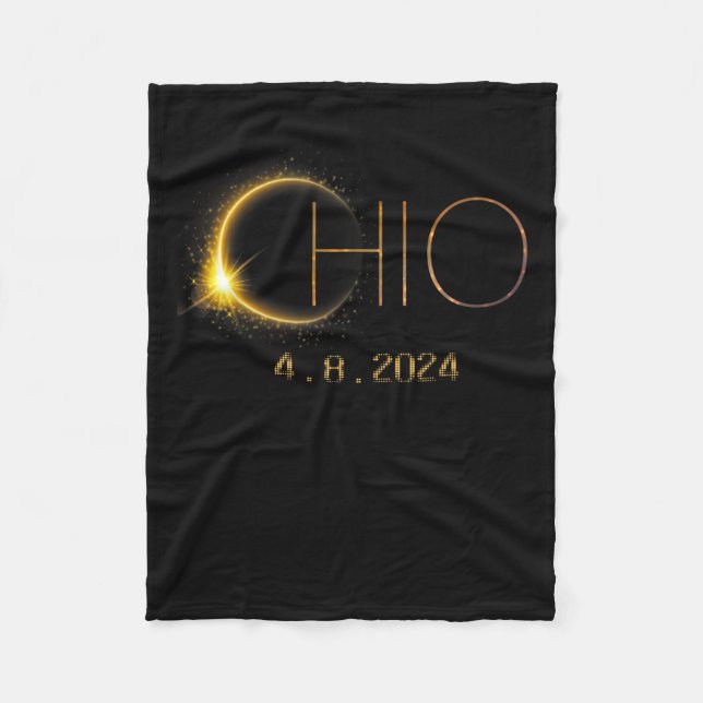 Manta Polar Eclipse solar 2024 Eclipse solar total Ohio (Anverso)