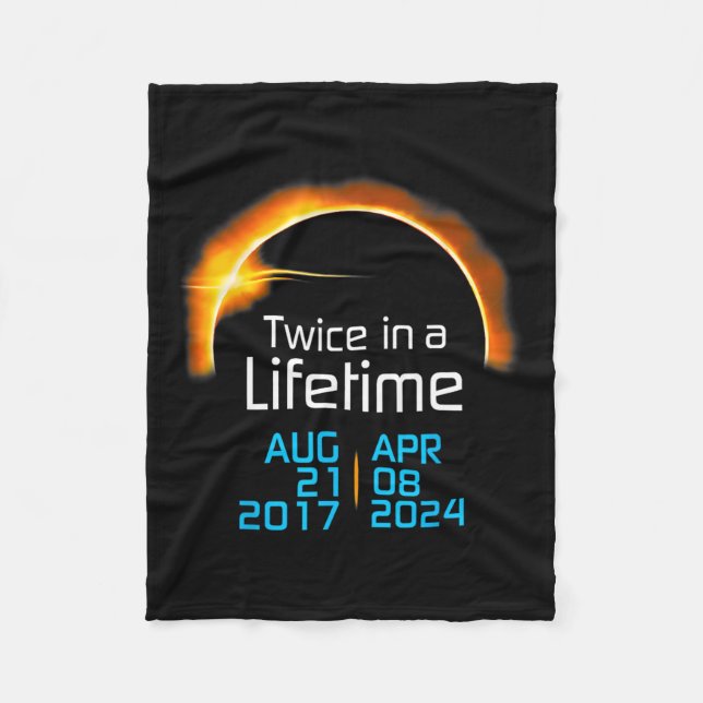 Manta Polar Eclipse Solar 2024 Niño Pequeño Eclipse Solar (Anverso)