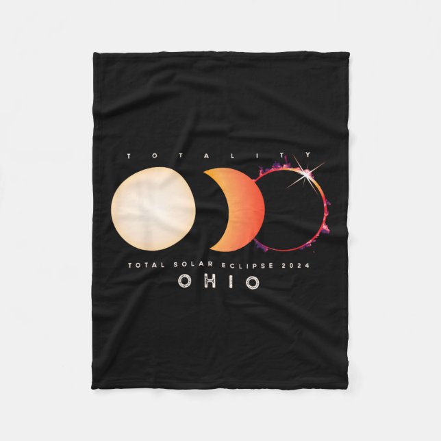 Manta Polar Eclipse solar 2024 Ohio Total Eclipse America Grap (Anverso)
