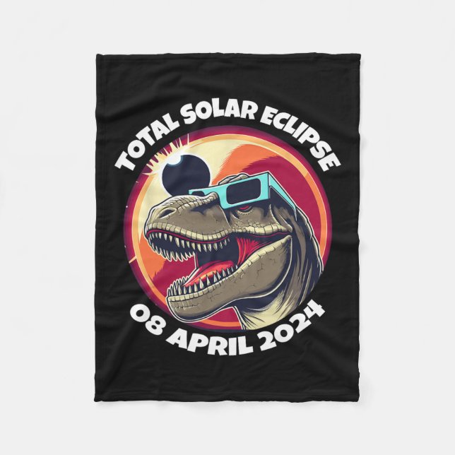 Manta Polar Eclipse solar 2024 T-rex con gles eclipses (Anverso)