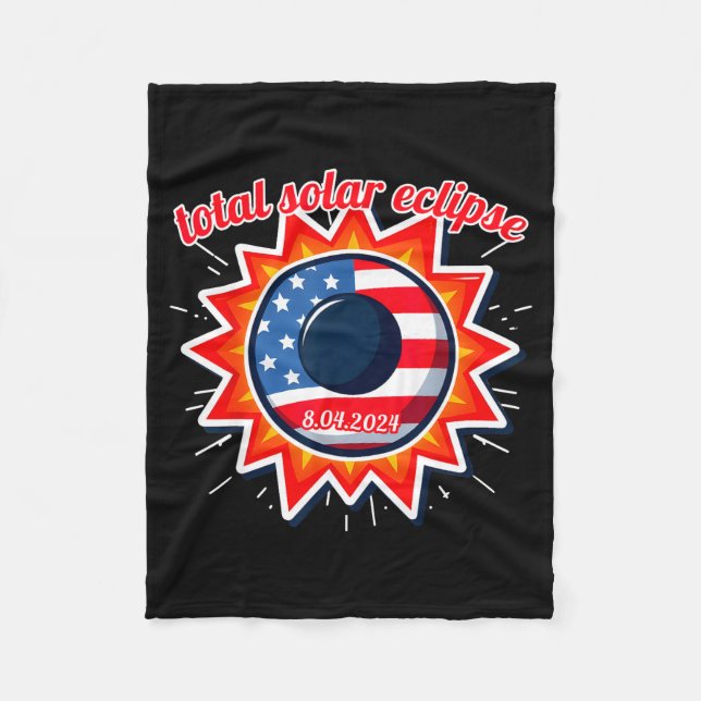 Manta Polar Eclipse solar América texas 4.8.24 eclipse solar t (Anverso)