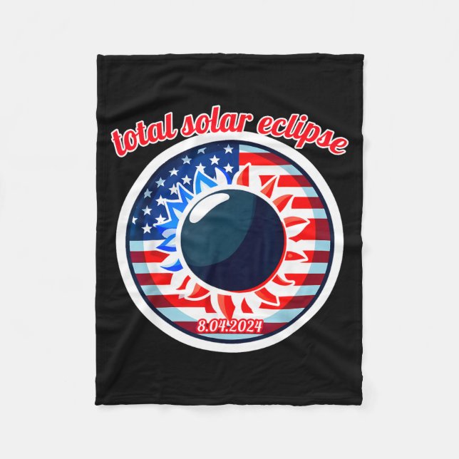 Manta Polar Eclipse solar América Texas 4.8.24 eclipse solar t (Anverso)