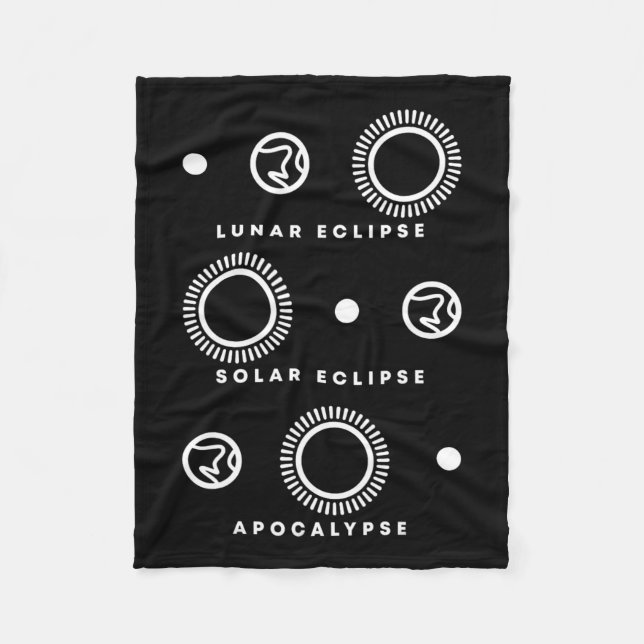 Manta Polar Eclipse Solar Eclipse Apocalipsis (Anverso)
