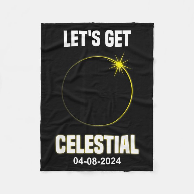Manta Polar Eclipse Solar Lindo Celestial Total Solar (Anverso)