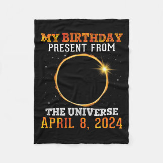 Manta Polar Eclipse Solar Mi Regreso De Cumpleaños De Los Univ