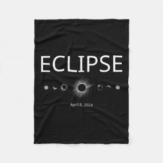 Manta Polar Eclipse solar Shirt 2024 Fases totales de eclipse