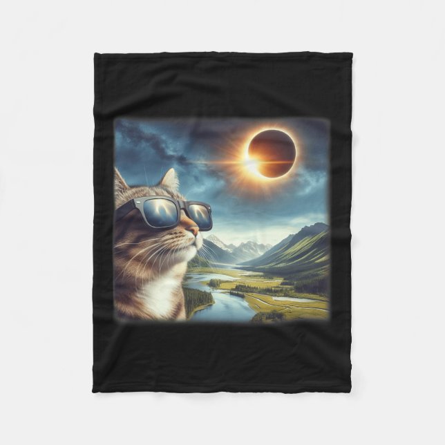 Manta Polar Eclipse solar total 2024 (Anverso)