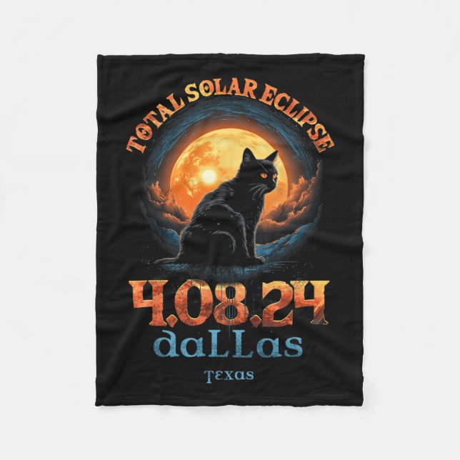 Manta Polar Eclipse solar total 2024 Dallas Texas (Anverso)