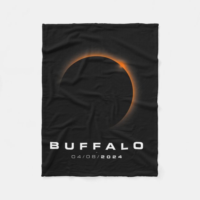 Manta Polar Eclipse solar total 2024 - Eclipse solar de búfalo (Anverso)
