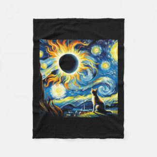 Manta Polar Eclipse Solar Total 2024 Gato Starry De Van Gogh