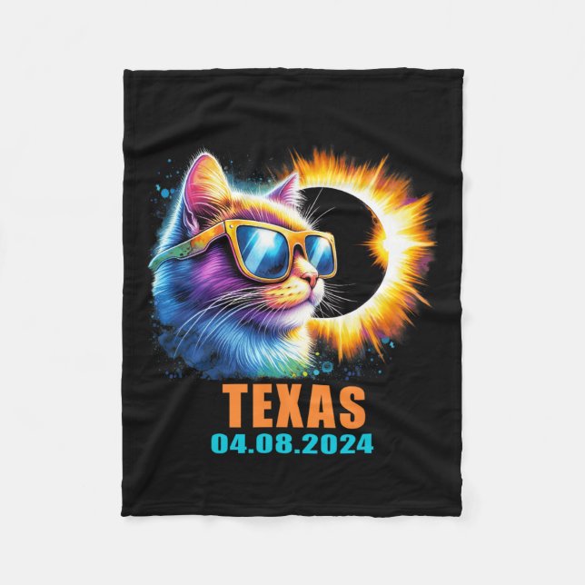 Manta Polar Eclipse solar total 2024 Gles de eclipse solar de  (Anverso)