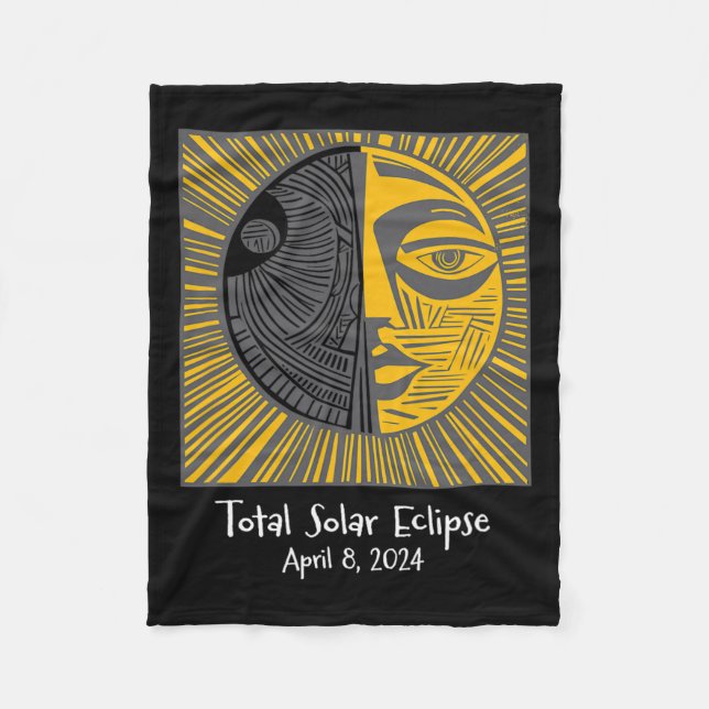 Manta Polar Eclipse solar total 8 de abril (Anverso)