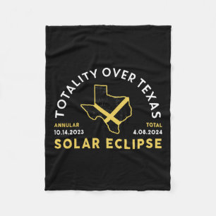 Manta Polar Eclipse solar total anual total de Texas 2024