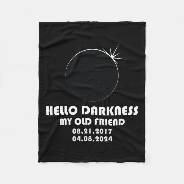 Manta Polar Eclipse Solar Total De 2024 Dos Veces Por Vida (Anverso)