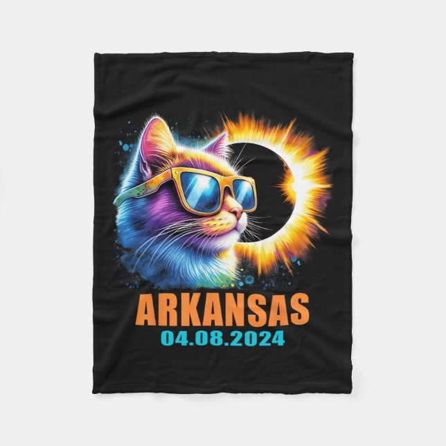 Manta Polar Eclipse solar total de Arkansas 2024 Episodios sol (Anverso)
