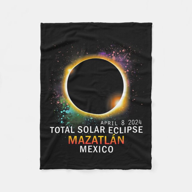 Manta Polar Eclipse solar total de México 2024 (Anverso)