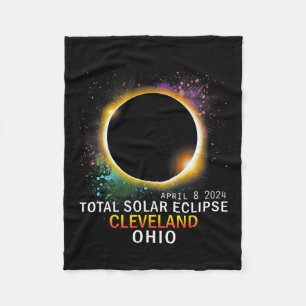 Manta Polar Eclipse solar total de Ohio 8 de abril de 2024