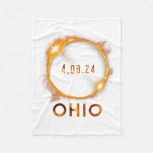 Manta Polar Eclipse solar total de Ohio 8 de abril de 2024 Ohi