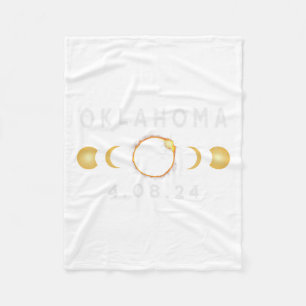 Manta Polar Eclipse Solar Total De Oklahoma 8 De Abril De 2024