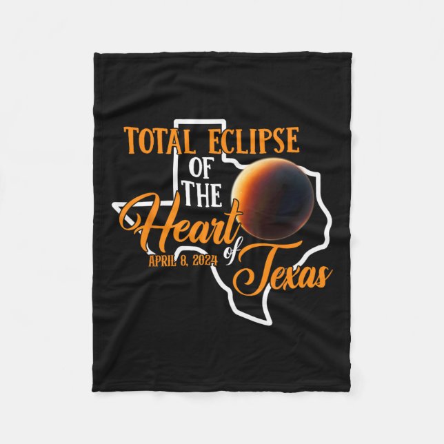 Manta Polar Eclipse solar total de Texas 8 de abril de 2024 Ma (Anverso)