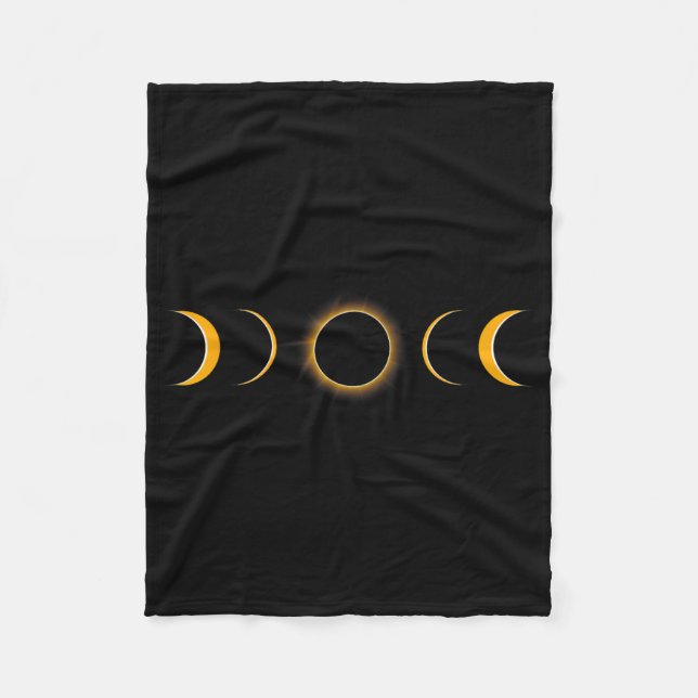 Manta Polar Eclipse solar total Estados Unidos Abril 8 (Anverso)