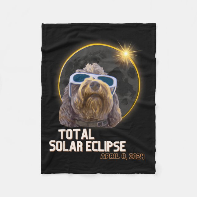 Manta Polar Eclipse solar total Goldendoodle con Eclipse G (Anverso)