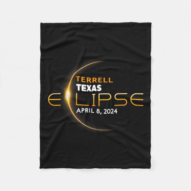 Manta Polar Eclipse solar total Terrell Texas 2024  (Anverso)