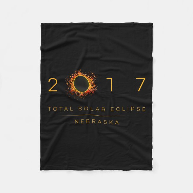 Manta Polar Eclipse Total de Sol Nebraska 2017 (Anverso)