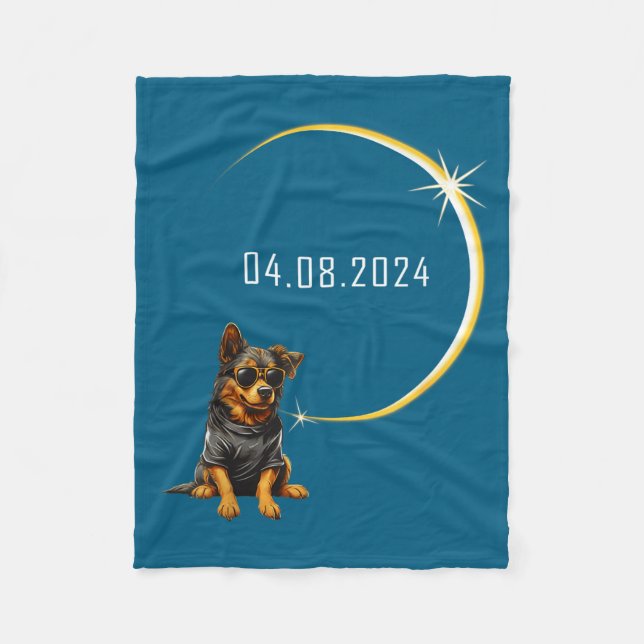 Manta Polar Eclipse Total Solar Canino Total 2024 Totalidad Pe (Anverso)