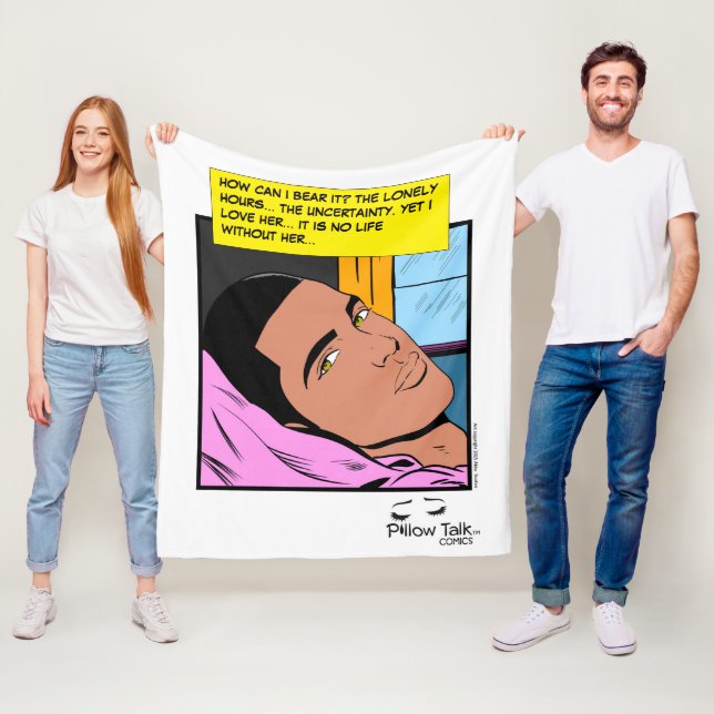 Manta Polar Ecos Románticos Cómic de Romance de Corazones Soli (In situ)