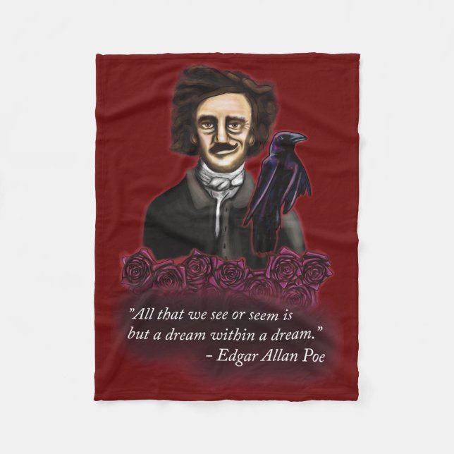 Manta Polar Edgar Allan Poe, Academia Oscura (Anverso)