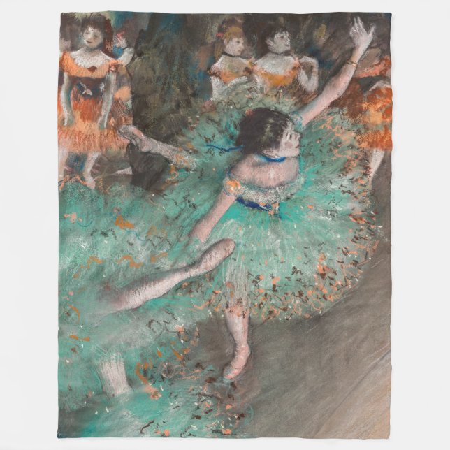 Manta Polar Edgar Degas - Bailarina balancín / bailarina en ve (Anverso)