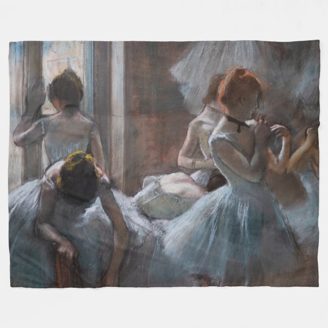 Manta Polar Edgar Degas - Bailarinas (Frente (Horizontal))