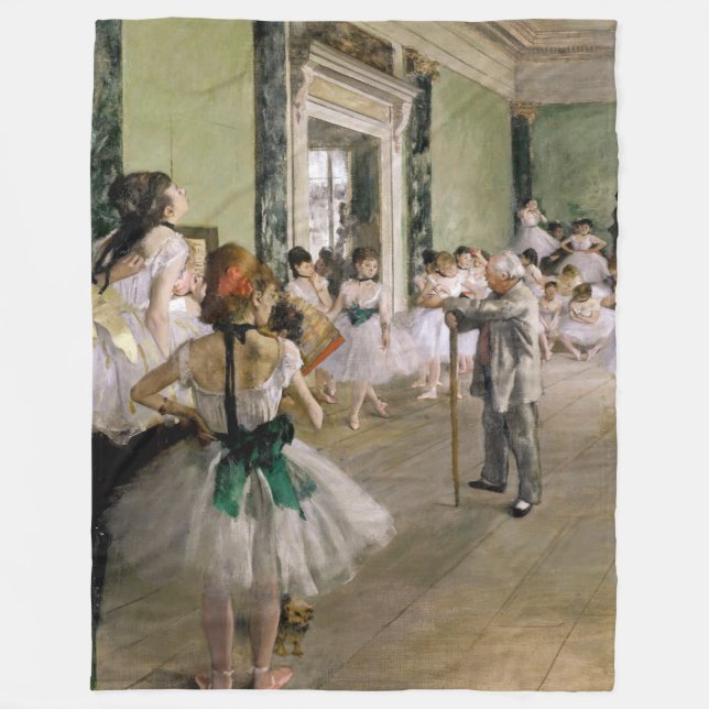 Manta Polar Edgar Degas - La clase de danza (Anverso)