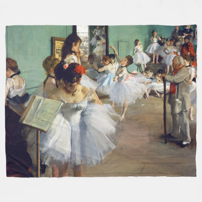 Manta Polar Edgar Degas - La clase de danza (Frente (Horizontal))