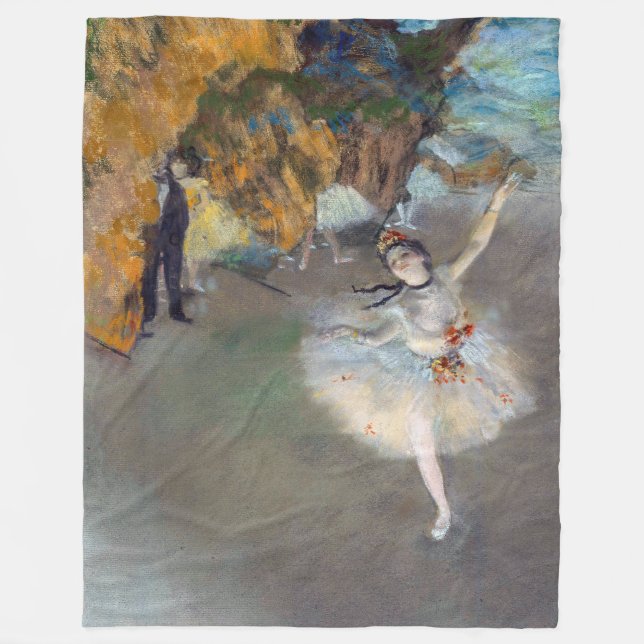 Manta Polar Edgar Degas - La estrella / bailarina en el escena (Anverso)