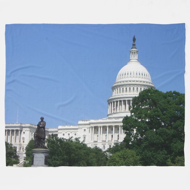 Manta Polar Edificio del Capitolio en Washington DC (Frente (Horizontal))