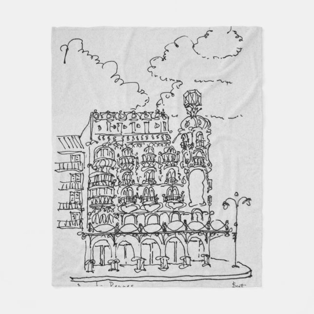 Manta Polar Edificio Haussmann| Rue de Rennes, París (Anverso)