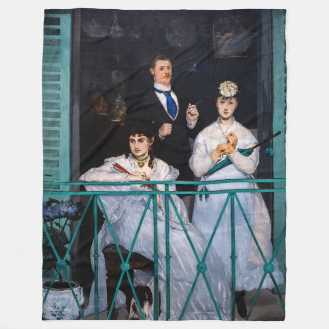 Manta Polar Edouard Manet - El Balcón / Le Balcon (Anverso)
