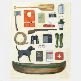 Manta Polar Edredón de la felpa de la taxonomía del vintage